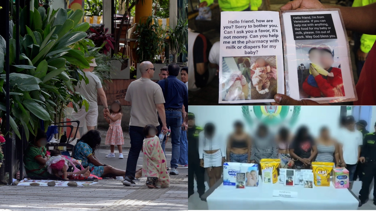 El esquema de explotación de mujeres indígenas y bebés en Medellín por el que siete miembros de una red criminal irán a la cárcel por tres años