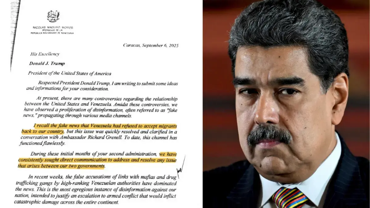 Exclusivo: esto dice la carta completa que Nicolás Maduro le envió a Donald Trump, ‘presidente, le estoy escribiendo para enviarle algunas ideas’