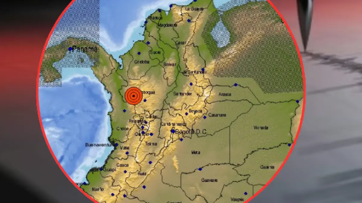 Temblor en Colombia: sismo de magnitud 4,6 se registró en Urrao, Antioquia, la tarde de este domingo 21 de septiembre