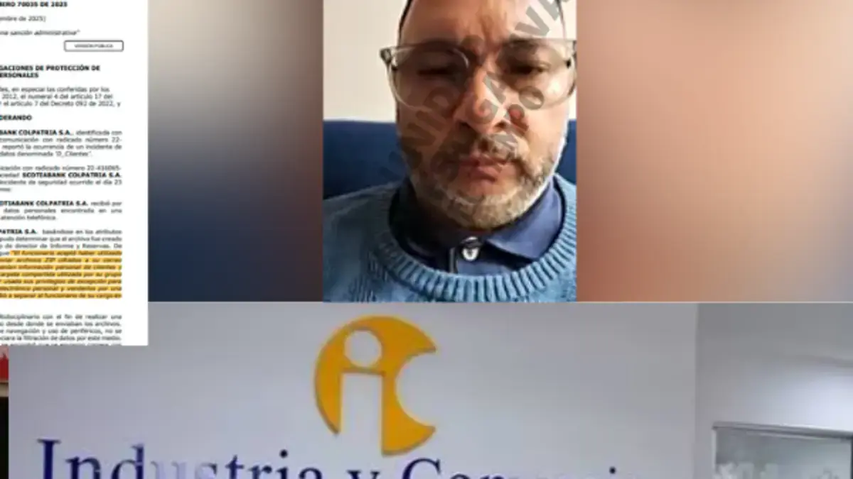 Habla apoderado de 'call center' señalado de comprar datos de clientes de Scotiabank Colpatria que extrajo un ejecutivo del banco