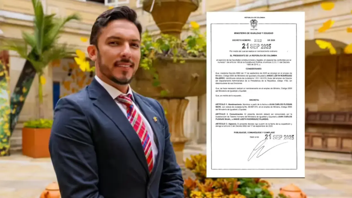 Juan Carlos Florián es nombrado nuevamente ministro de Igualdad y Equidad luego de su renuncia y tras polémica por la Ley de Cuotas