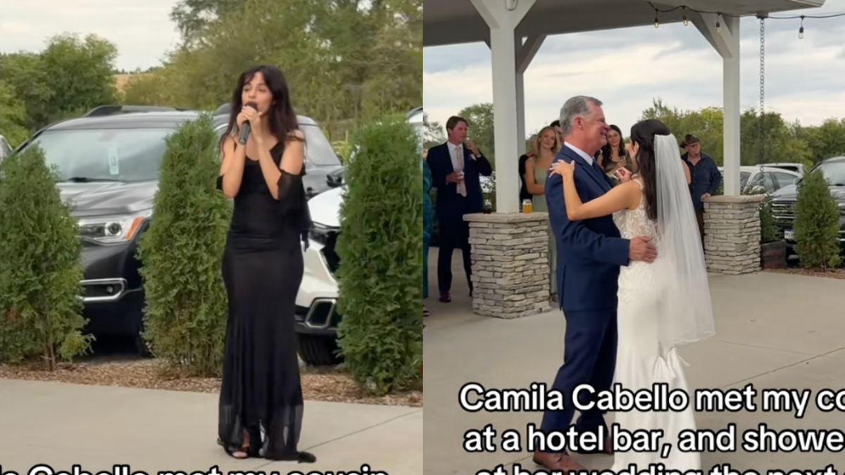 Video | Camila Cabello sorprendió a una fan cantando en su boda: ‘Fue un honor ser parte del día especial’