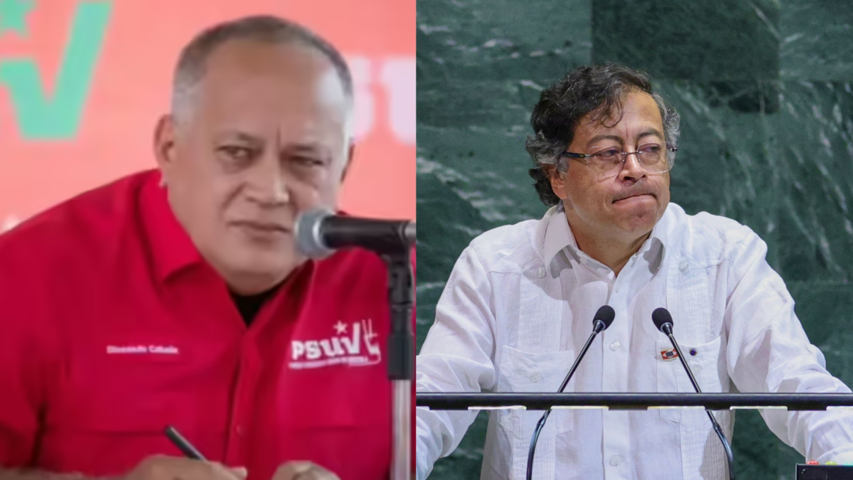 Diosdado Cabello pidió aplausos para el presidente Gustavo Petro y destacó su 'valentía y firmeza' en el discurso ante la Asamblea General de la ONU