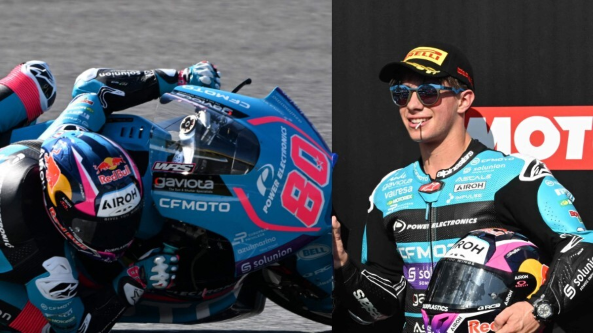 Video | David Alonso remontó tras una pésima salida y quedó cerca del podio en el Gran Premio de España de motociclismo