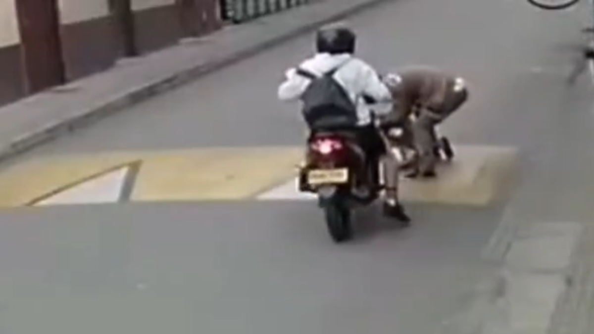 Video: motociclista atropelló a un niño de 7 años y se dio a la fuga en Guarne (Antioquia)