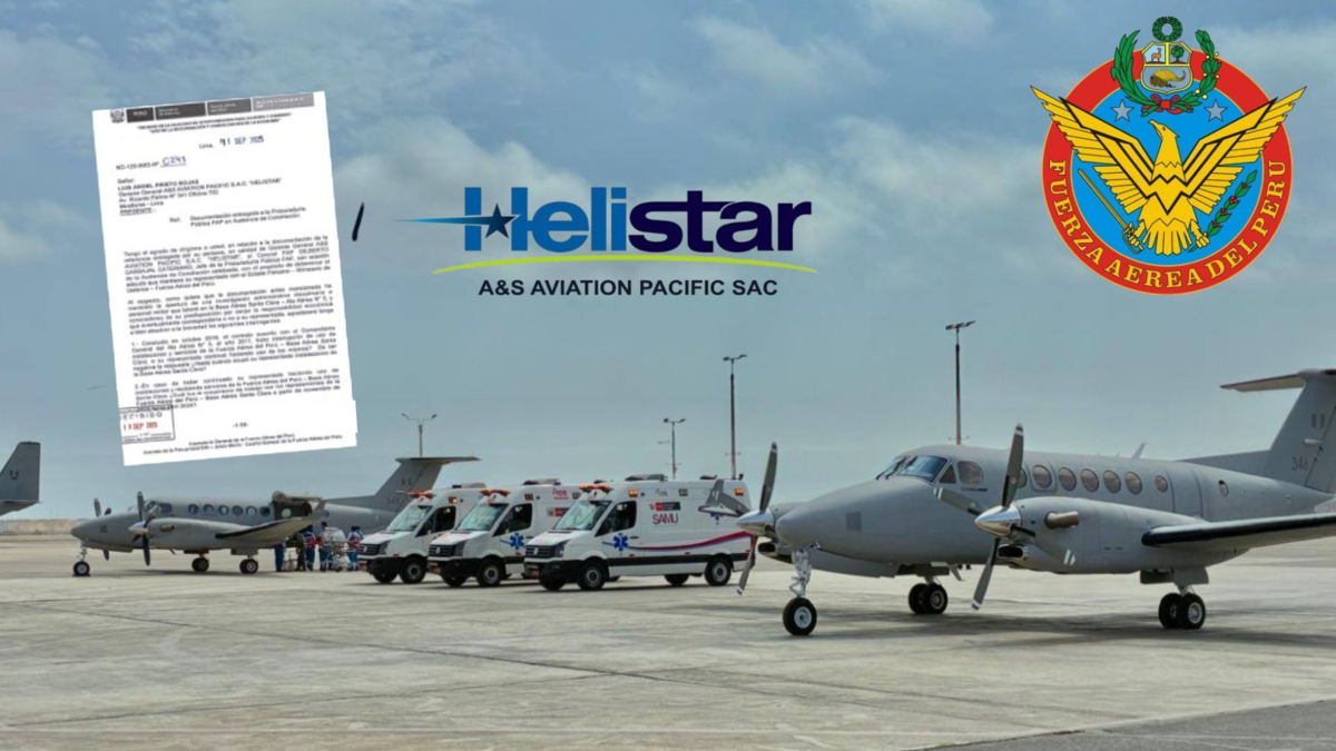 Fuerza Aérea de Perú indaga millonarios pagos que firma ligada a la colombiana Helistar hizo por uso de base en Iquitos