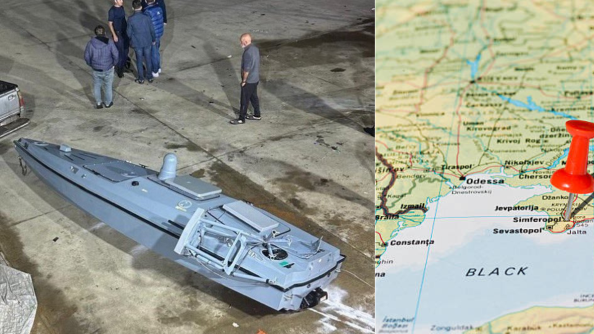 Cómo es el dron náutico que pescadores turcos hallaron en el mar Negro y que dijeron estaba tripulado con explosivos: 'Es de fabricación extranjera'