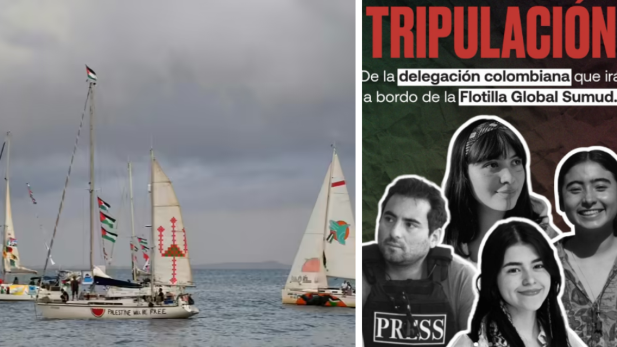 'Han sido días muy difíciles': vocero de delegación colombiana de flotilla rumbo a Gaza revela detalles del paradero de Manuela Bedoya y Luna Barreto