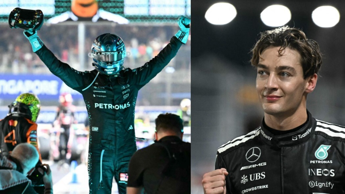 George Russell propina un duro golpe: ganó el Gran Premio de Singapur de Fórmula 1 y McLaren revalidó el título de constructores