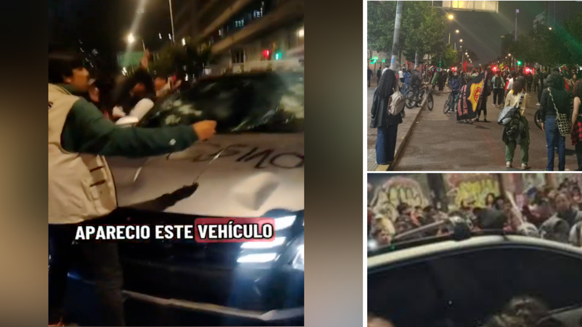 La versión de mujer señalada de atropellamiento masivo en marcha pro-palestina en Bogotá; es funcionaria de banco estatal