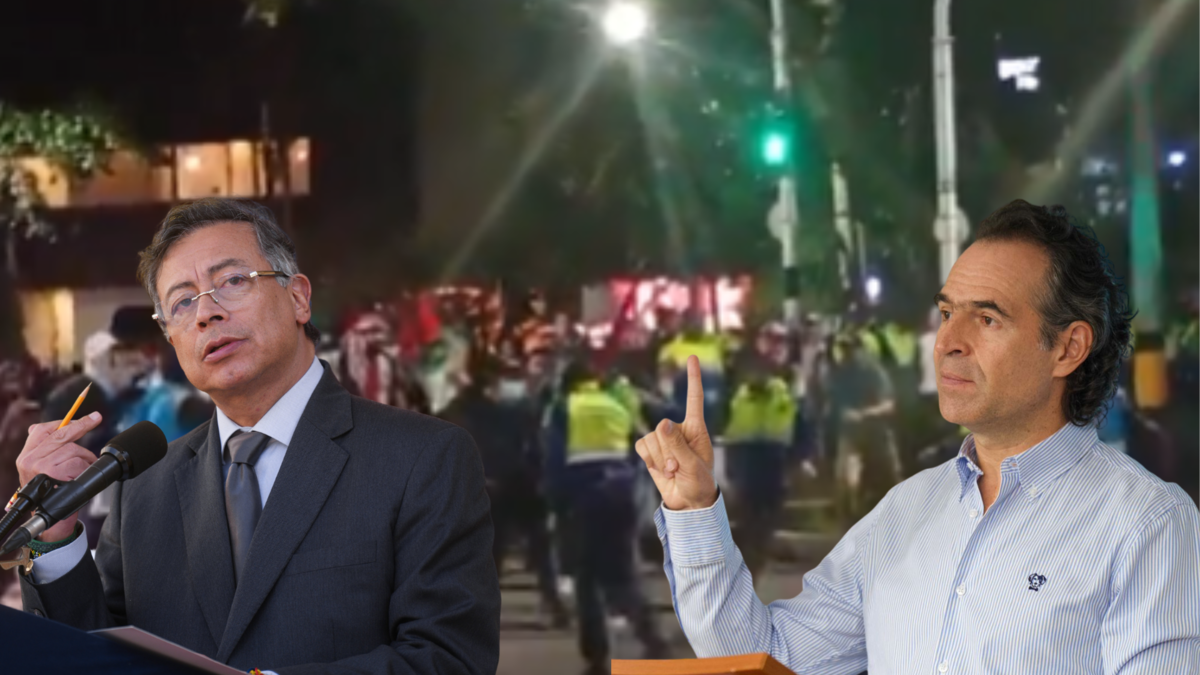 Presidente Petro ordenó disolver grupo de la secretaría de Seguridad de Medellín que intervino en marchas; Federico Gutiérrez criticó la decisión