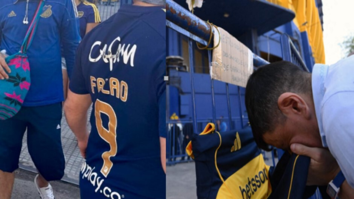 Video | Hinchas de Millonarios llegaron a la Bombonera para darle el último adiós a Miguel Ángel Russo