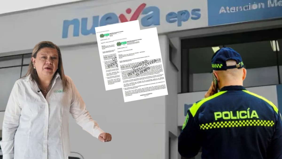 Operativo de Policía en la Nueva EPS: llegaron con orden de arresto para interventora designada por el gobierno Petro y les dieron esta versión