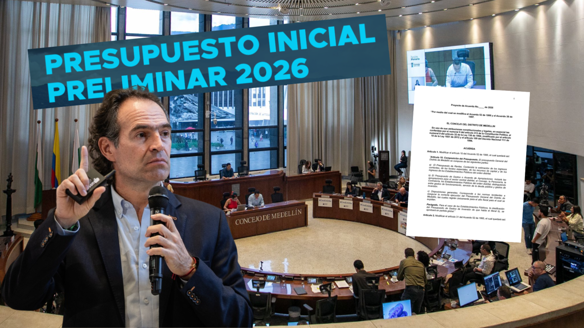 ¿Proyecto de acuerdo aprobado por el Concejo de Medellín le dará 'poder ilimitado' al alcalde Federico Gutiérrez sobre el presupuesto de la ciudad?
