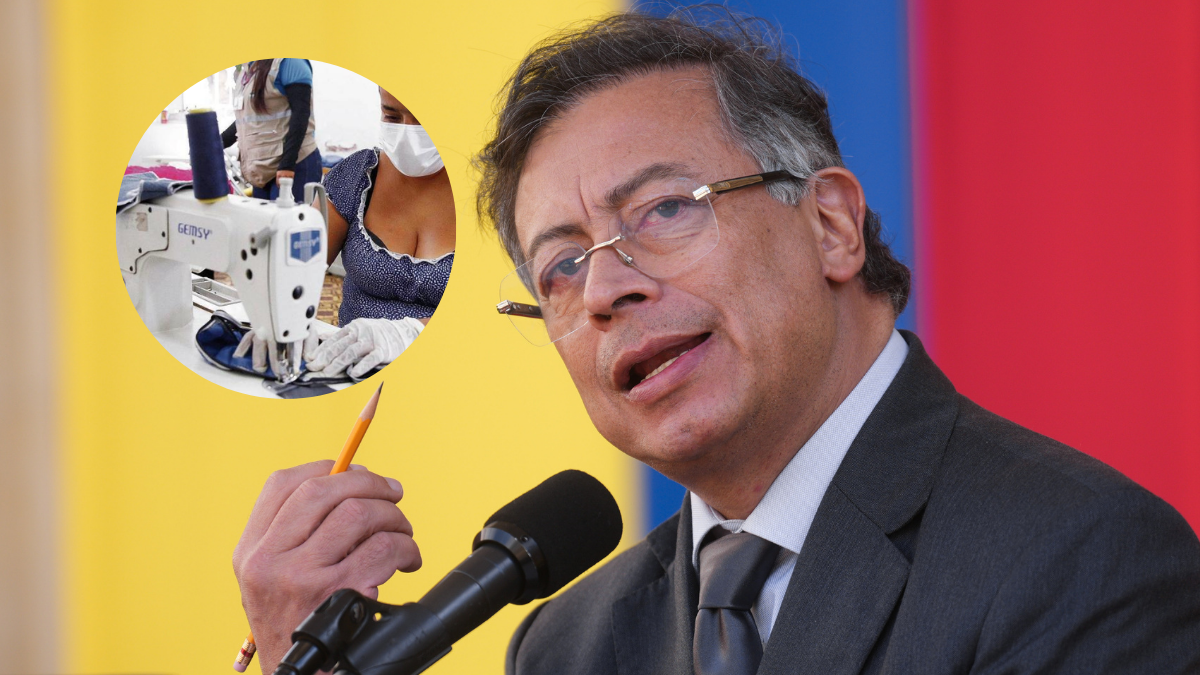El presidente Gustavo Petro anuncia el retiro de aranceles a las telas y cueros: 'La confección colombiana podrá ser una de las grandes exportadoras'