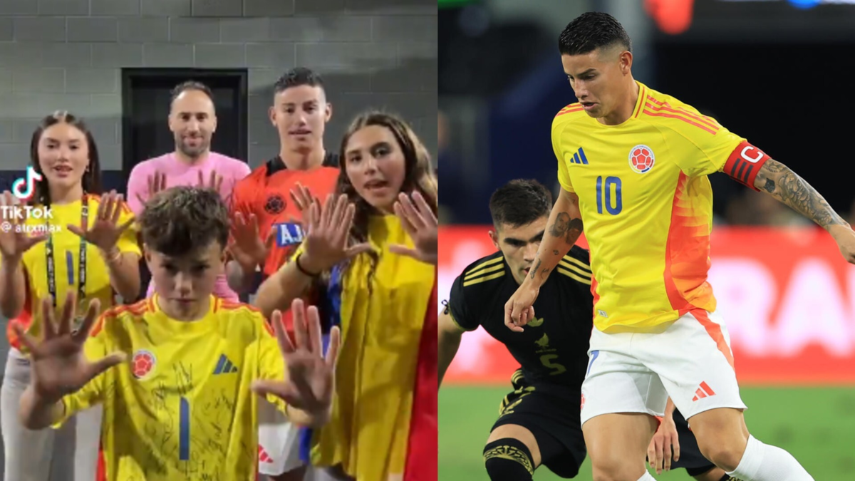 James Rodríguez y David Ospina no solo la rompen en la Selección Colombia, también en TikTok: video viral con sus hijos tras el triunfo contra México