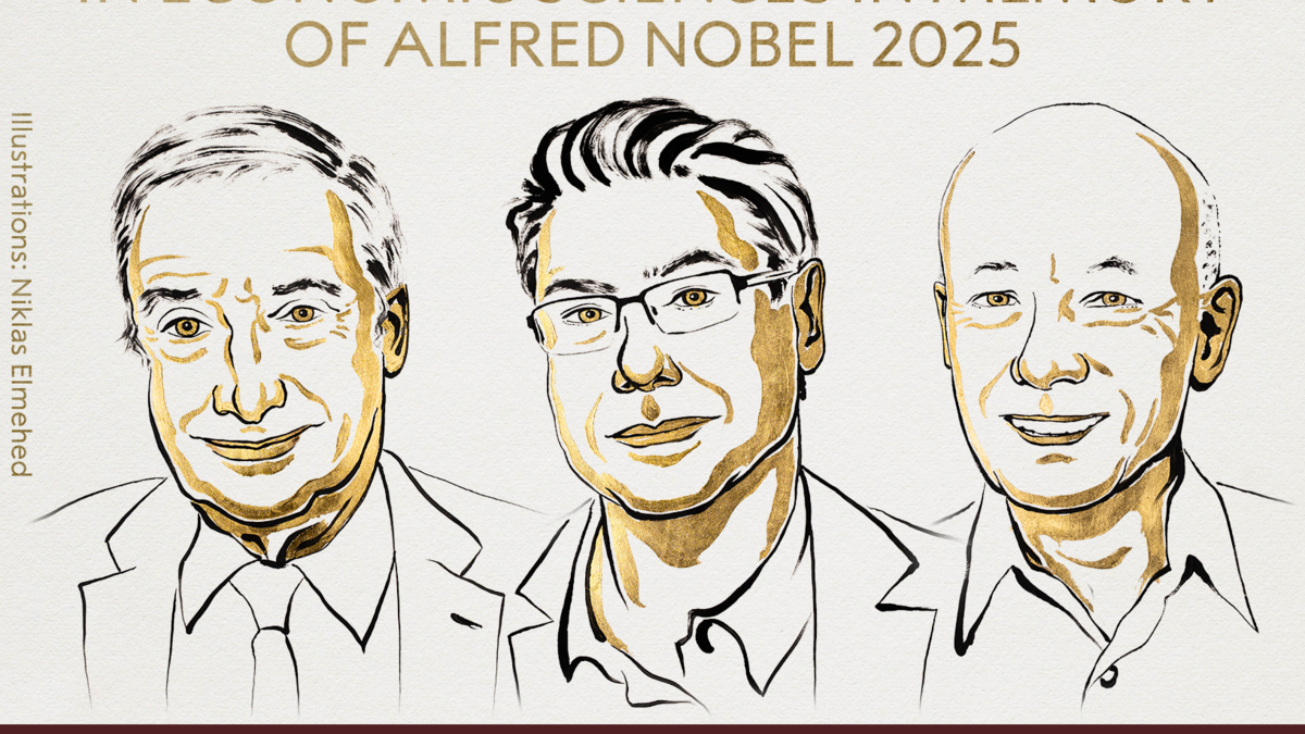 Joel Mokyr, Philippe Aghion y Peter Howitt ganan el Premio Nobel de Economía 2025