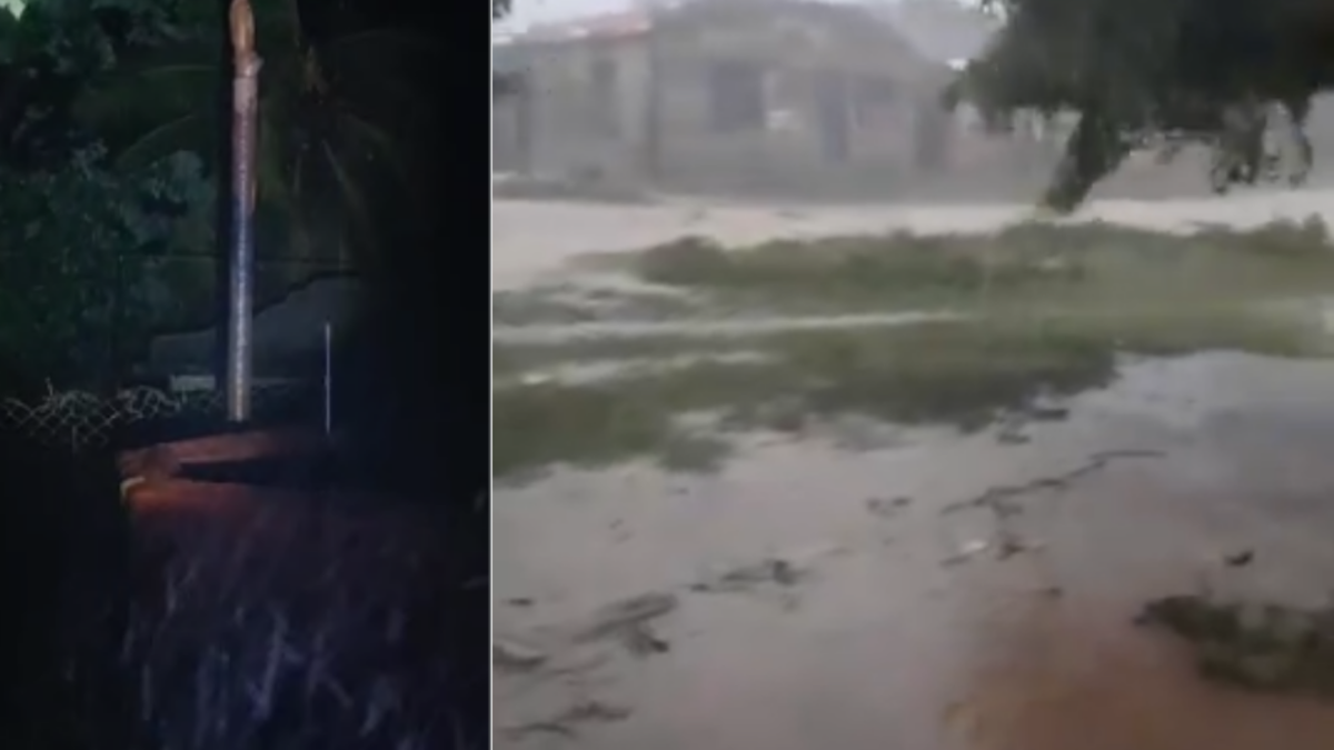 Huracán Melissa llegó a Cuba con categoría 3: estas son las primeras imágenes de inundaciones y fuertes tormentas tropicales