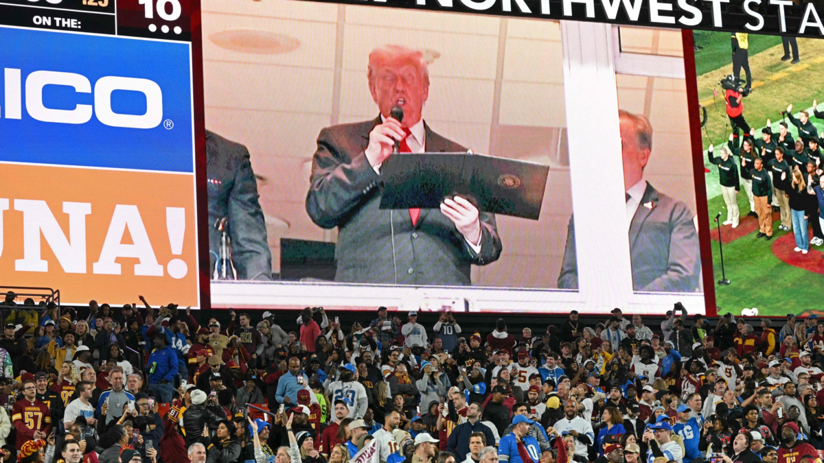 Trump Booed at NFL Game: Commanders vs Lions Video