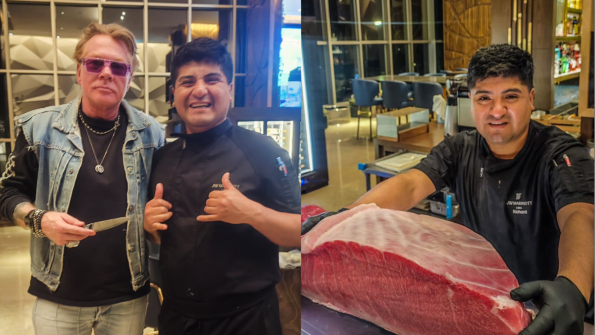 Chef de un hotel en Perú perdió su empleo tras publicar foto con Axl Rose: esto respondió el grupo de fans de la banda Guns N’ Roses