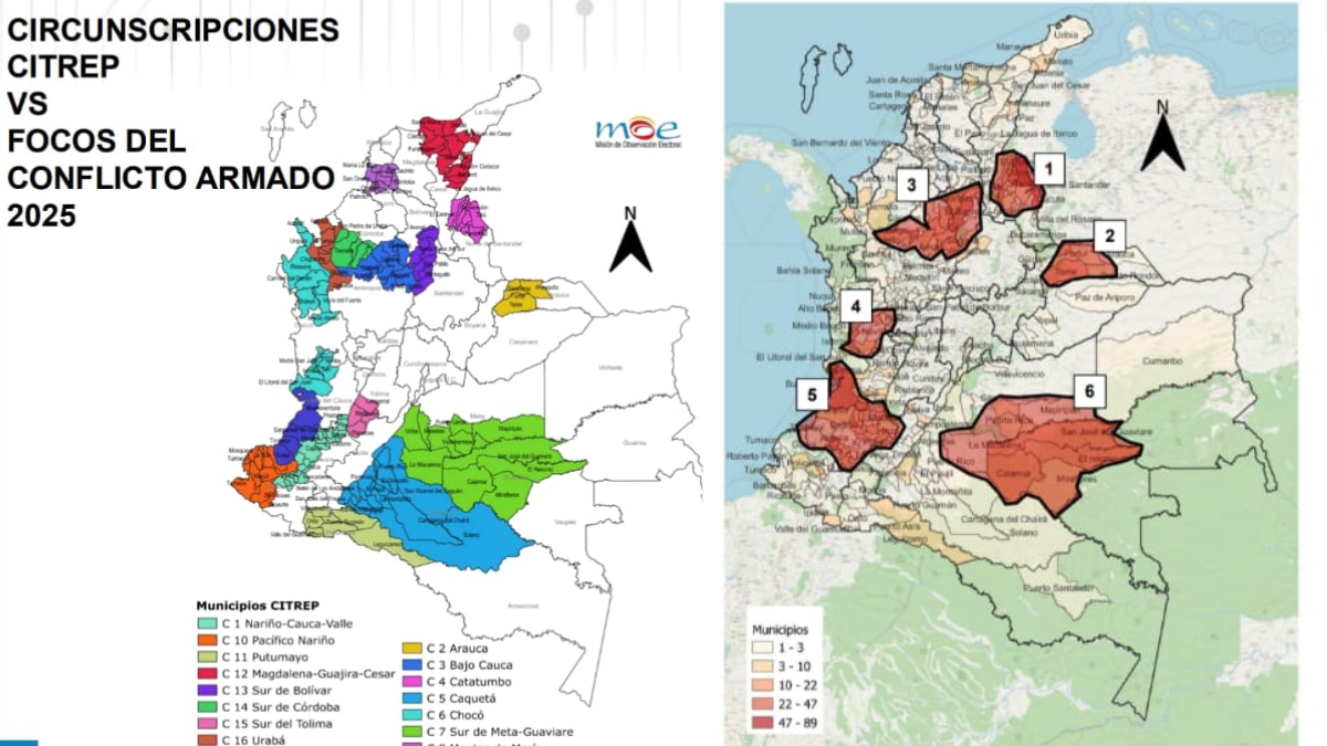 Se reportó inscripción irregular de cédulas en 27,4 % de los municipios que elegirán las curules de paz de la Cámara