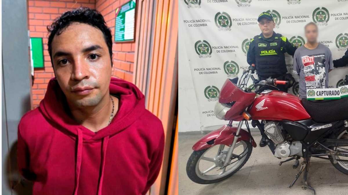 Video | Así cayó alias Chucky, peligroso delincuente que se movilizaba en una moto robada y presentó la cédula de su hermano para evitar la captura