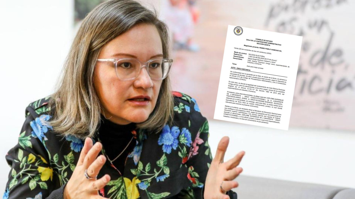 İptal sürecinin son aşamasında Danıştay, Milli Eğitim Bakanlığı'ndan Cielo Rusinque'den yabancı bir unvan tasdiki talep ediyor