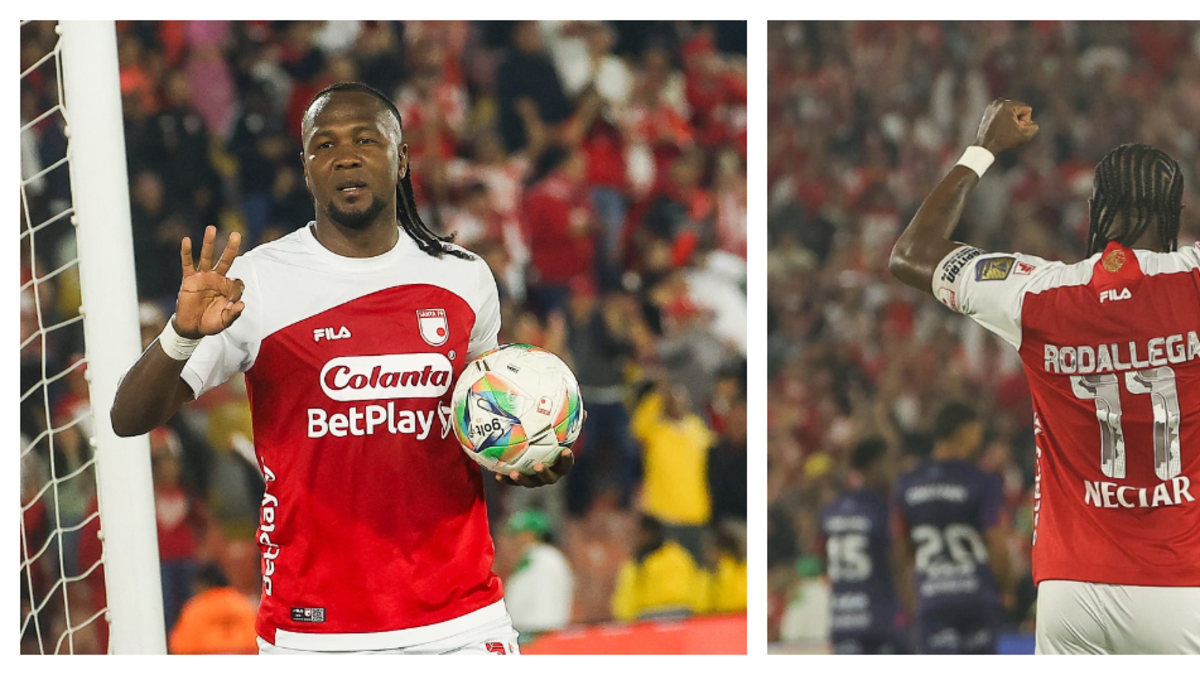 Video | Hugo Rodallega puso la cara y se refirió al escandaloso tema de su supuesto enojo con el cuerpo técnico de Santa Fe