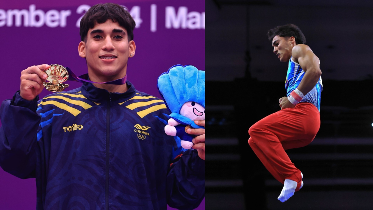 Camilo Vera y Ángel Barajas, un espectacular 1-2 para Colombia en el Panamericano de Gimnasia en el concurso general
