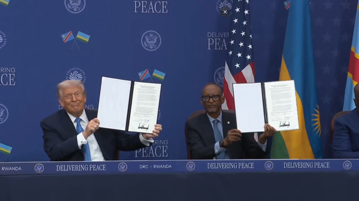 Ruanda y República Democrática del Congo firman en Washington el acuerdo de paz impulsado por Donald Trump