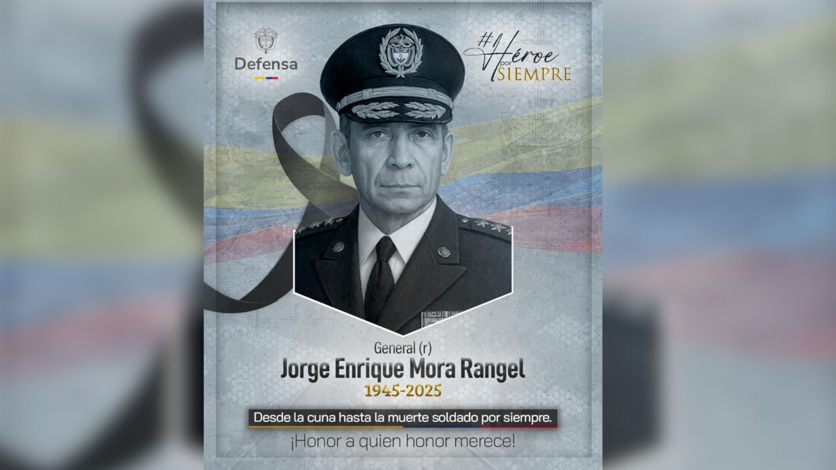 El país despide al general (r) Mora Rangel, excomandante de las FF. MM ...