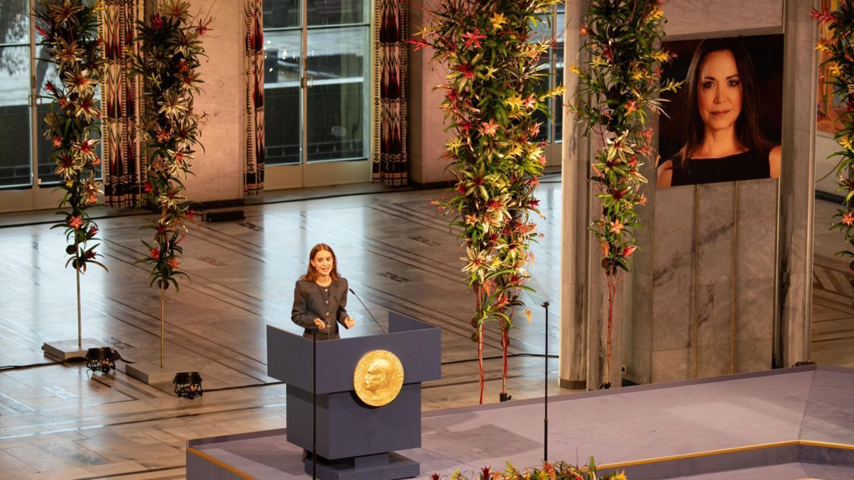'La libertad se conquista cada día, en la medida en que estemos dispuestos a luchar por ella': discurso completo de María Corina Machado, Nobel de Paz