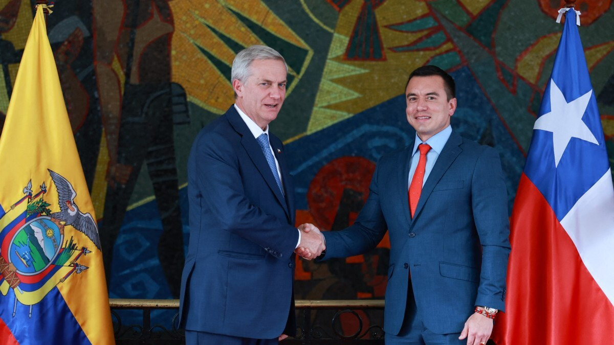 El presidente electo de Chile visita a Daniel Noboa en busca una alianza con Ecuador contra el narcotráfico y la migración venezolana