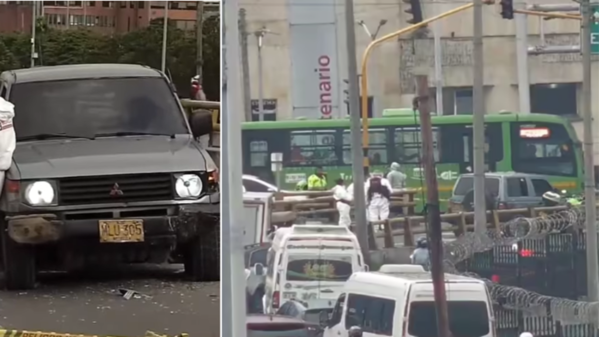 Los antecedentes de las dos personas capturadas tras persecución y balacera en el centro de Bogotá: camioneta implicada tiene varios comparendos