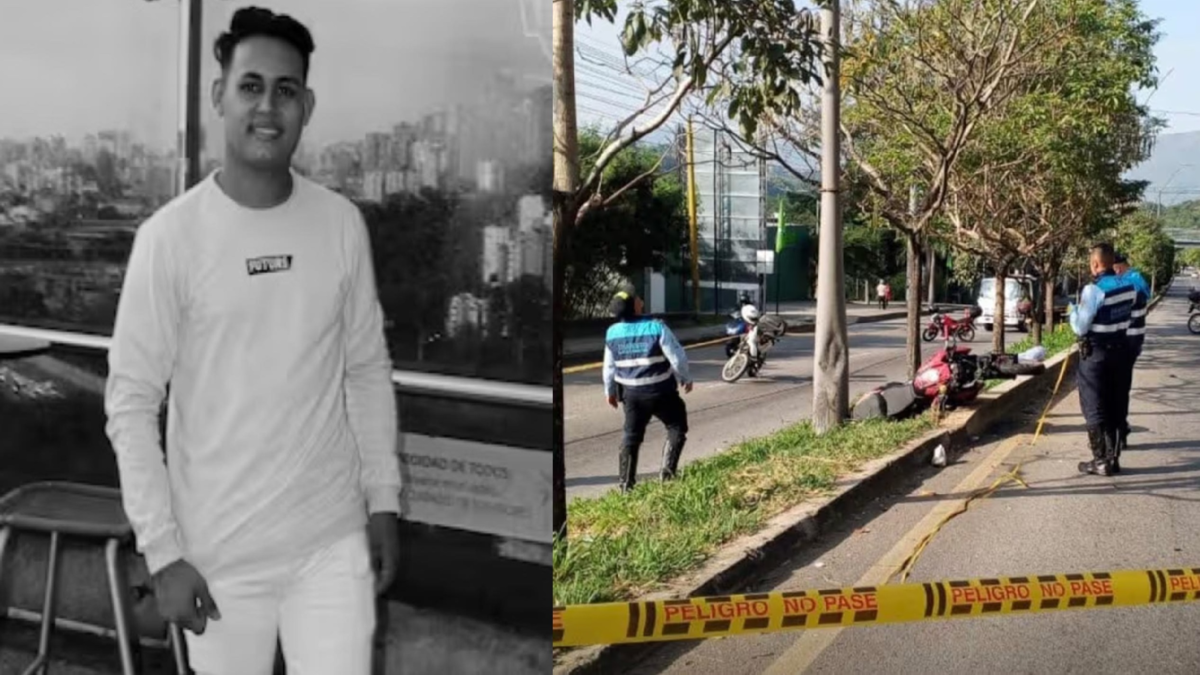 Conmoción en Santander por muerte de Jonatan Castañeda, motociclista que murió en accidente en Navidad tras chocar fuertemente con el pavimento