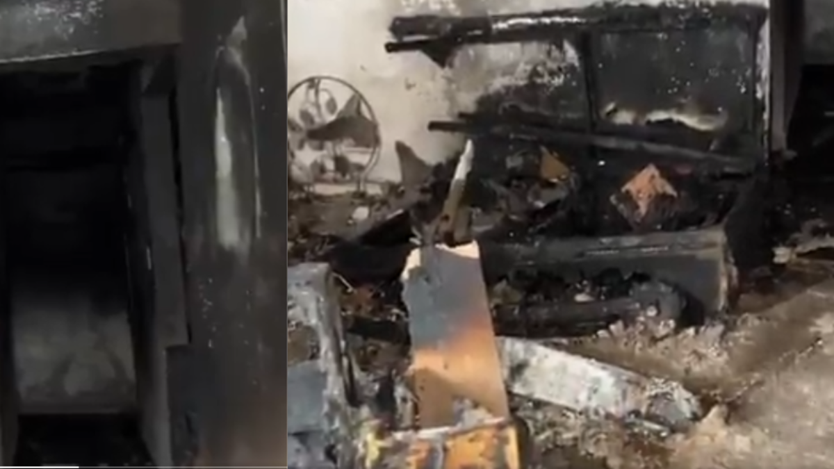 Video | Así quedó la casa en Medellín que se consumió en llamas por falla eléctrica de alumbrado navideño: tres niños permanecen internados en UCI