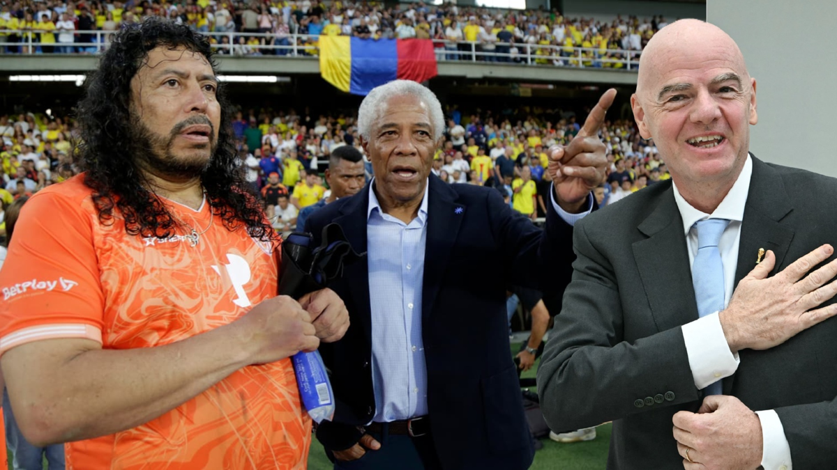 Gianni Infantino, presidente de la Fifa, sigue rendido al talento de René Higuita: lo volvió a elogiar en redes sociales