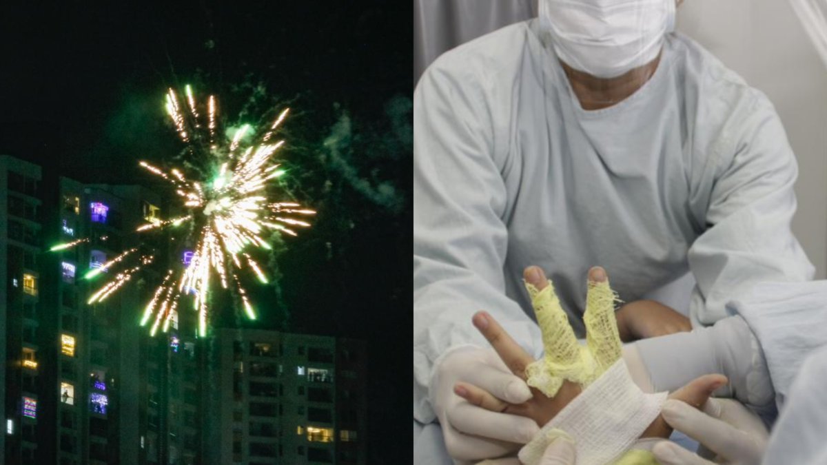 35 personas resultaron quemadas por pólvora durante la noche de año nuevo en Antioquia: un bebé sufrió quemadura de primer grado en Bello