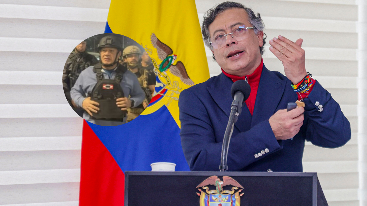 Presidente Gustavo Petro sale en defensa de la bandera de 'guerra a muerte' empleada por Diosdado Cabello tras la captura de Nicolás Maduro
