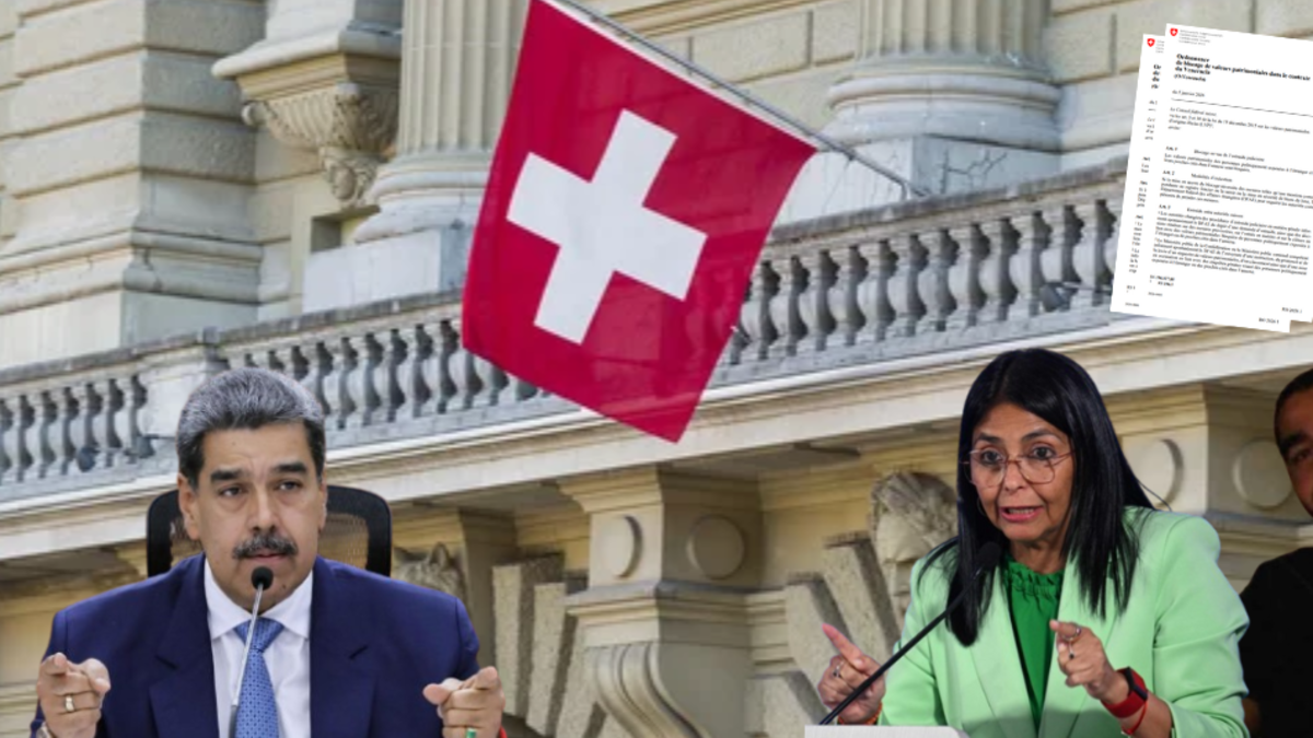 La poderosa pareja libanesa de Delcy Rodríguez y las fichas del régimen de Maduro a las que se les rastrea dinero en Suiza