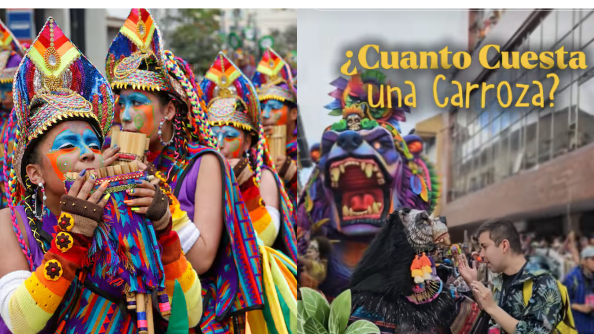 Estos son los impactantes precios de las carrozas del Carnaval de Negros y Blancos en Pasto: hasta 130 millones