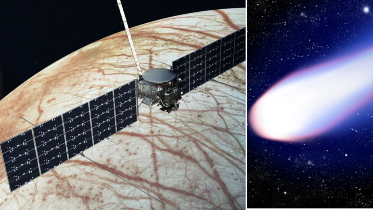 Nasa difunde nueva imagen del cometa 3I/ATLAS tomada por la sonda Europa Clipper: así fue el trayecto hacia Júpiter