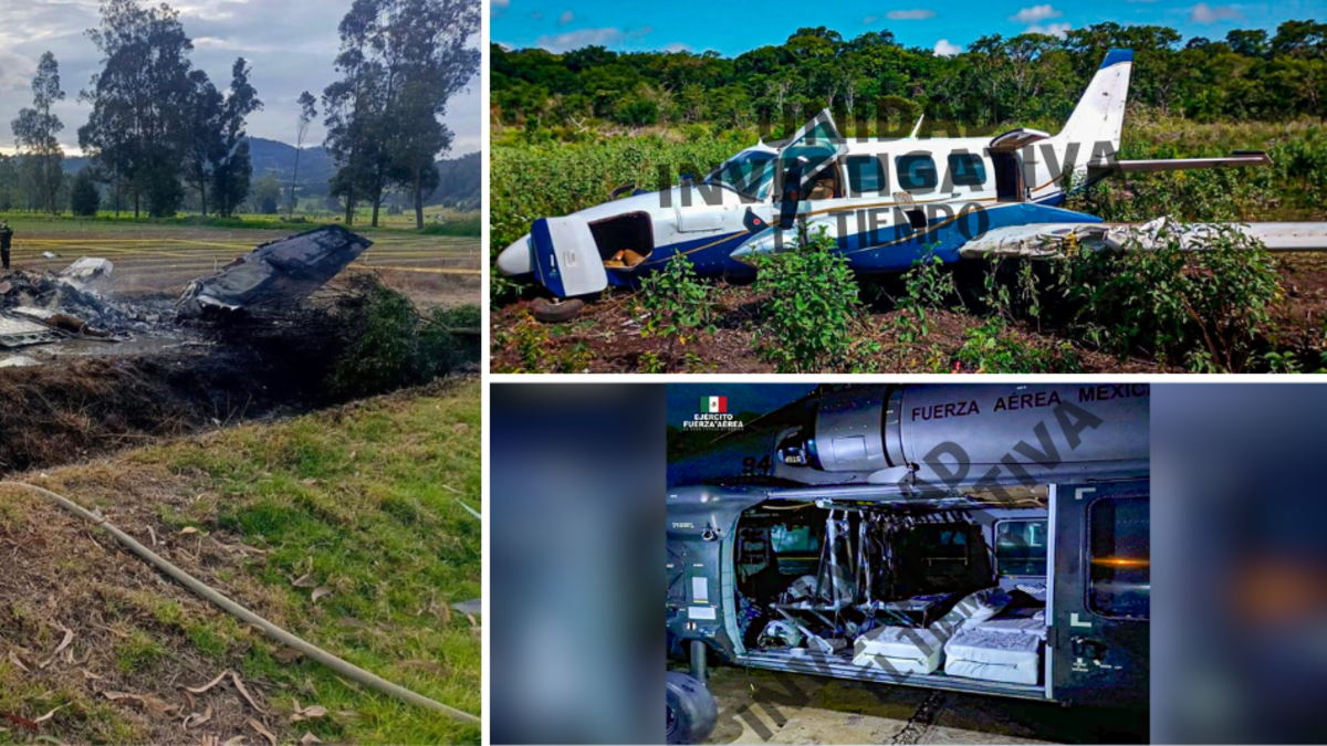 Indagan por qué avioneta con la misma matrícula que en la que murió el cantante Yeison Jiménez cayó en México con cocaína