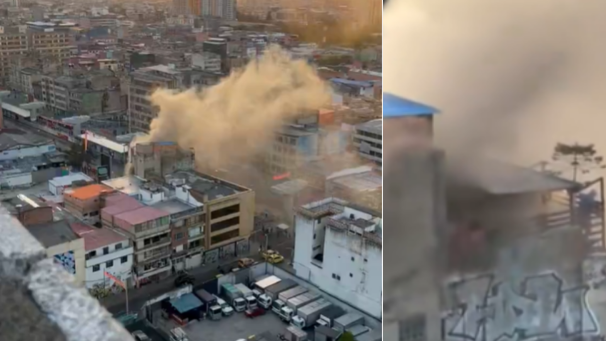 Emergencia | Incendio en la Caracas con calle 22 es controlado por Bomberos de Bogotá; video alertó sobre la presencia de un hombre en el edificio