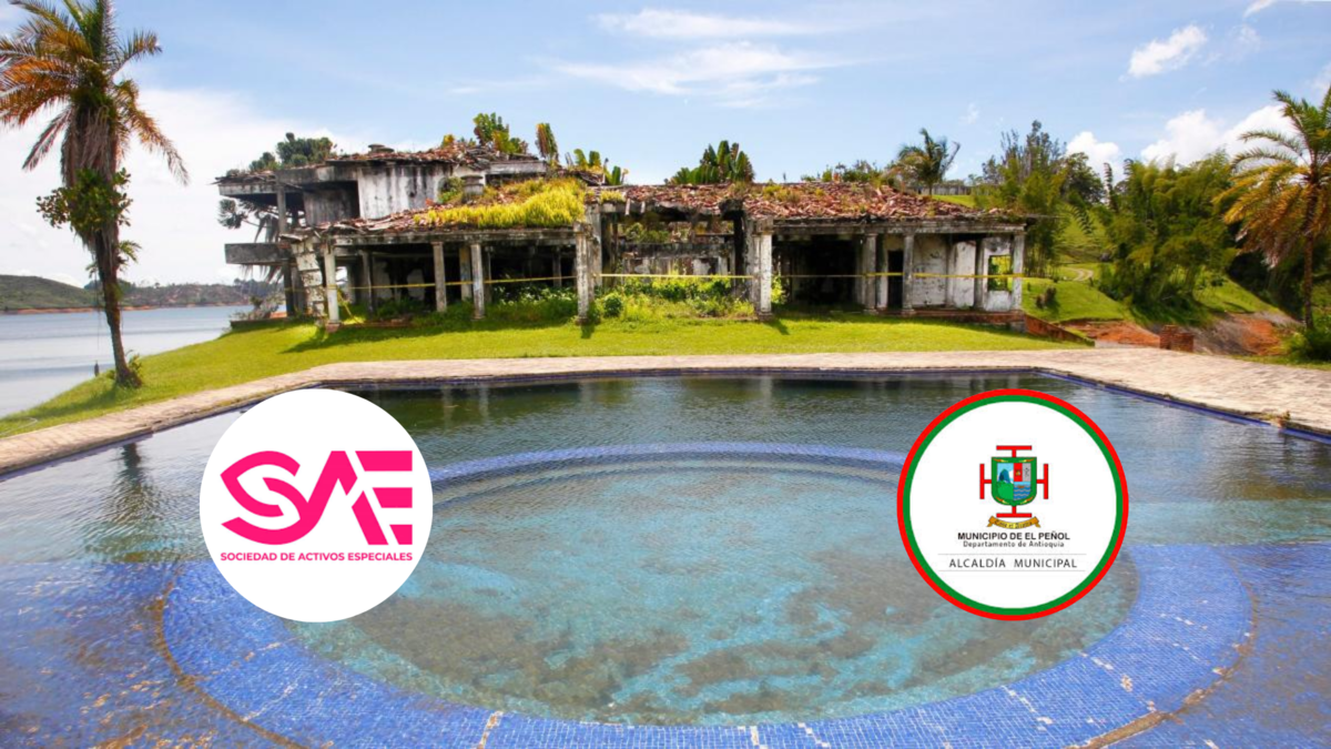 La millonaria deuda de la SAE con la Alcaldía de El Peñol (Antioquia) por venta de La Manuela, lujoso predio de Pablo Escobar: esto responde entidad