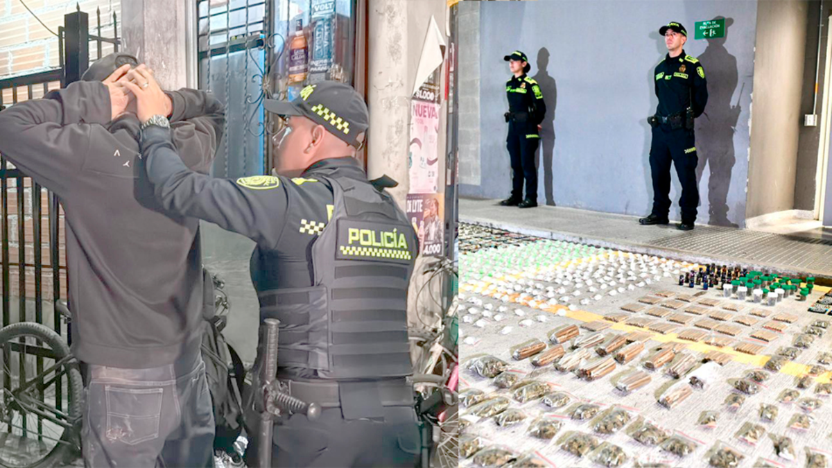 Golpe al microtráfico en Medellín: megaoperativo sorpresa dejó 19 capturados y más de 16 kilos de droga incautada
