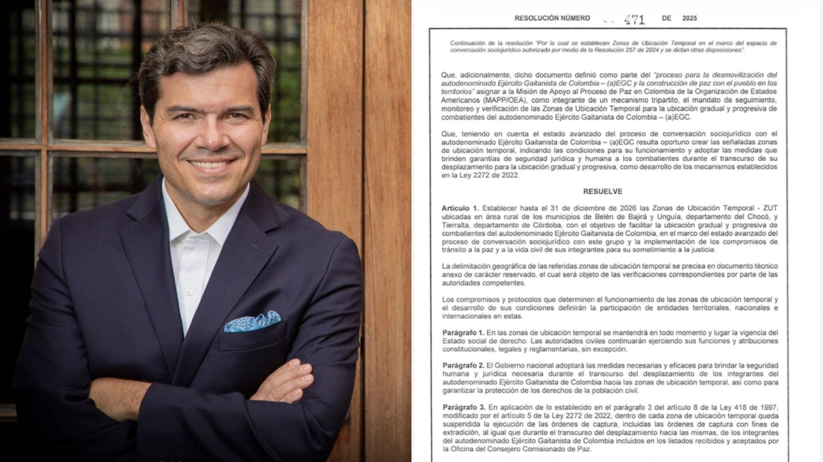 Consejo de Estado niega suspender las Zonas de Ubicación Temporal para el 'Clan del Golfo' mientras define su legalidad
