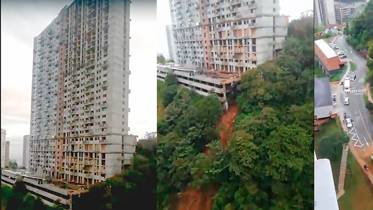 Las causas del deslizamiento de tierra en una montaña de Sabaneta donde hay un proyecto de vivienda: autoridades afirman que no hay riesgo estructural