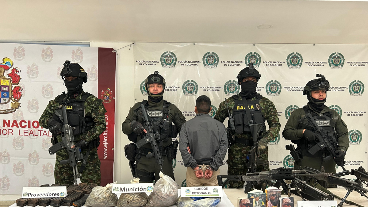 Este es el peligroso cabecilla de las disidencias de las Farc capturado en Nariño 'armado hasta los dientes': estos serían sus objetivos en la región