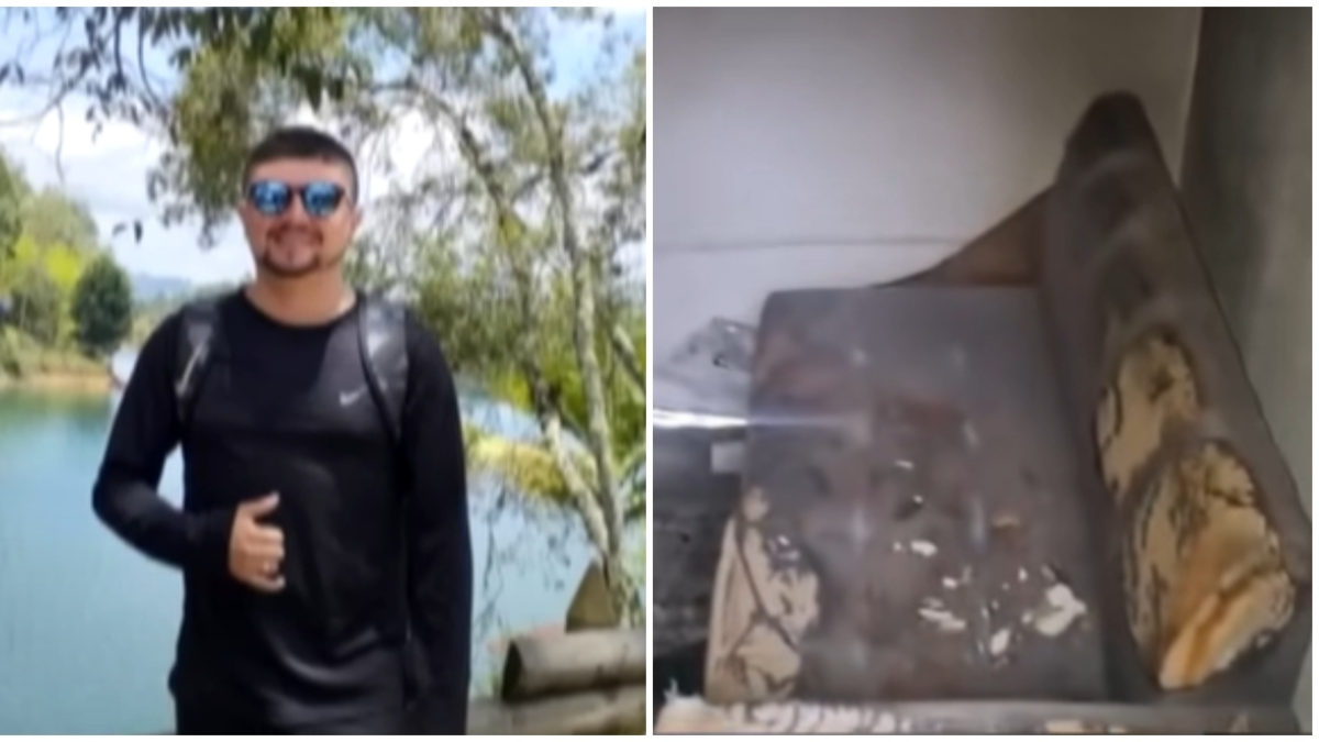 Cámaras grabaron a mujer comprando gasolina antes de rociar y prender fuego a su expareja en una vivienda de Medellín